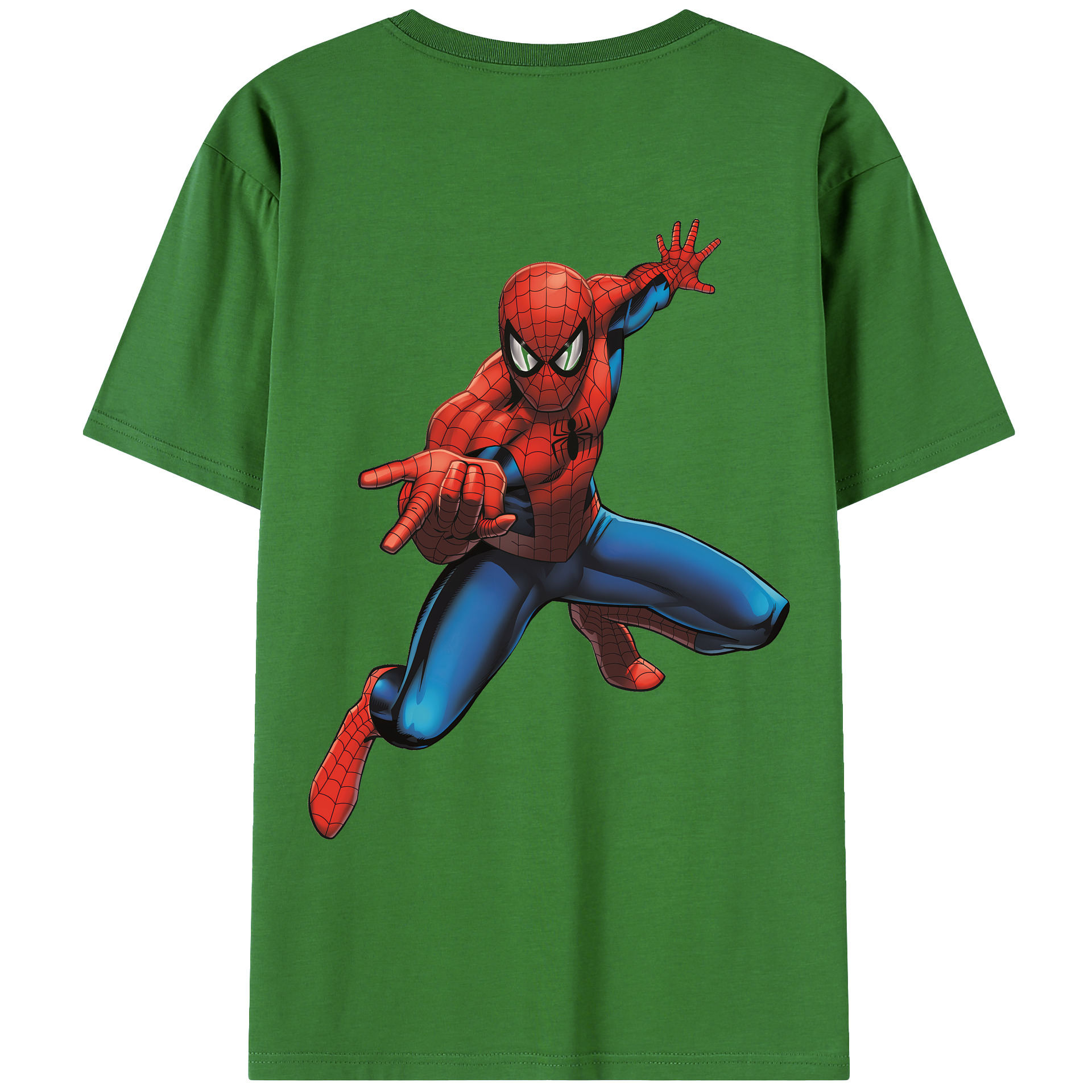 （画像用） Spider Man スパイダーマン レディース半袖Tシャツ(バックプリント)
